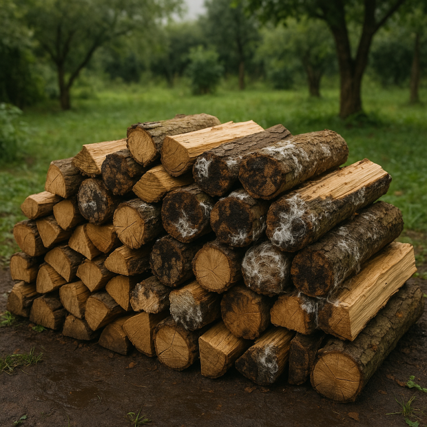 Mérule sur bois de chauffage : identifier, éviter et traiter ce fléau