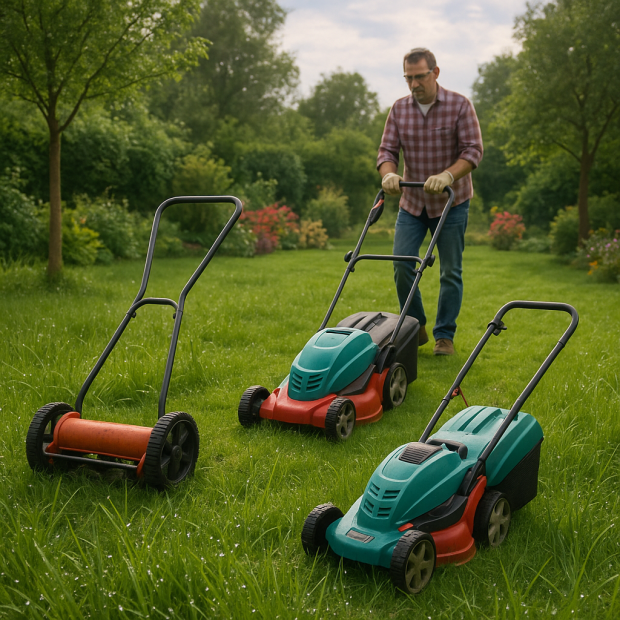 Comment tondre de l'herbe haute et humide sans se ruiner ?