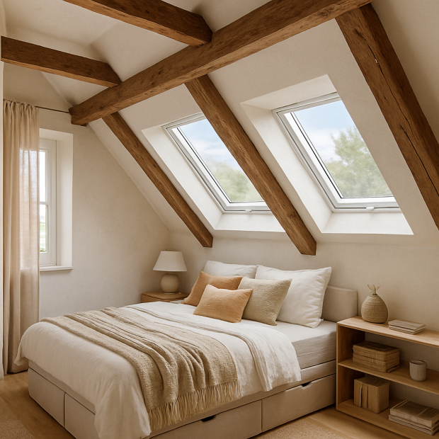 Aménager une chambre sous rampant : transformez vos combles en cocon chaleureux