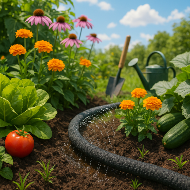 Pourquoi opter pour un tuyau d'arrosage poreux et économiser jusqu'à 70% d'eau