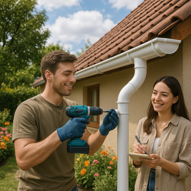 Comment choisir et installer une gouttière descente PVC facilement ?