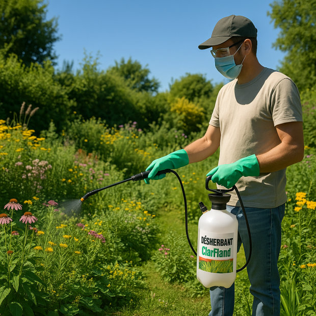Comment bien utiliser le désherbant Clairland : guide de dosage et conseils pratiques