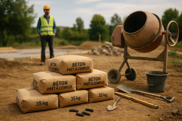 Sacs de béton