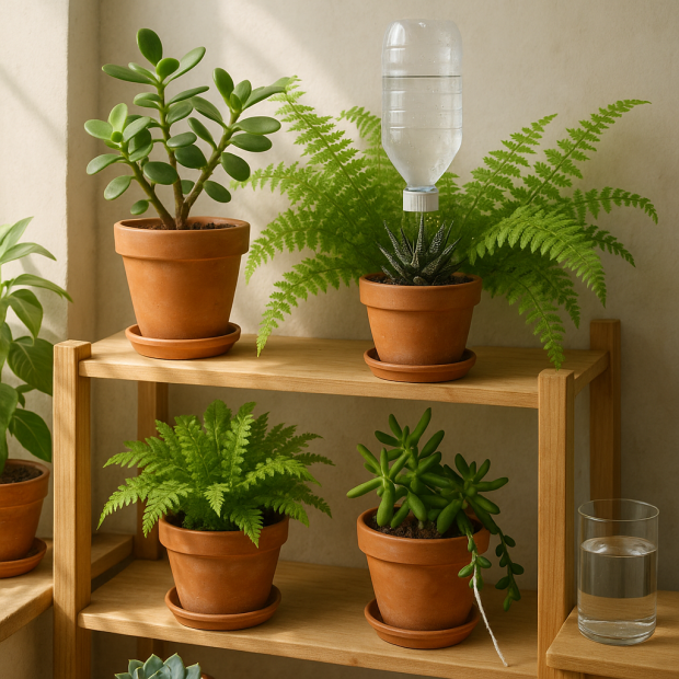 Fabriquez un arrosage automatique maison pour vos plantes d'intérieur !