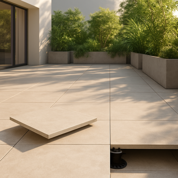 Comment poser une terrasse en carrelage sur plots : guide complet et astuces