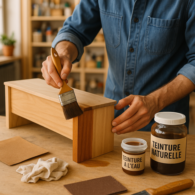 Comment teindre le bois facilement et efficacement : guide pas-à-pas
