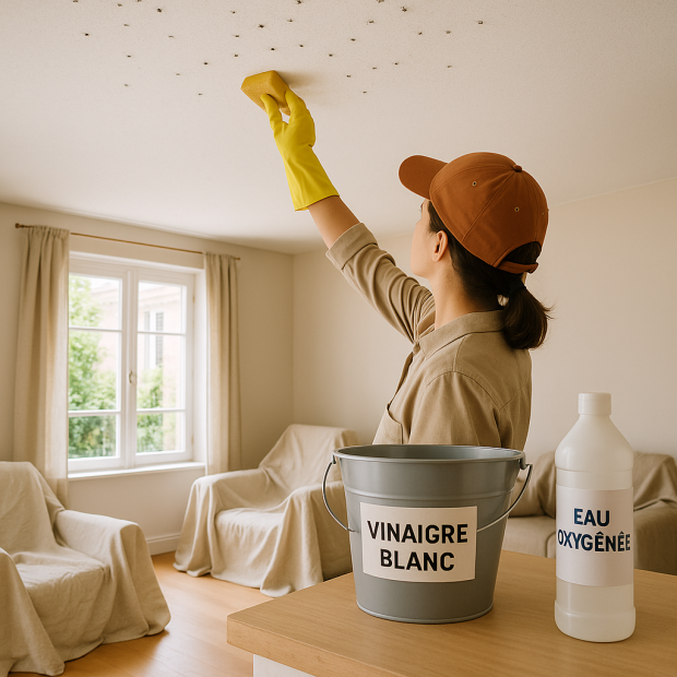 Comment enlever les crottes de mouche sur votre plafond : astuces immanquables